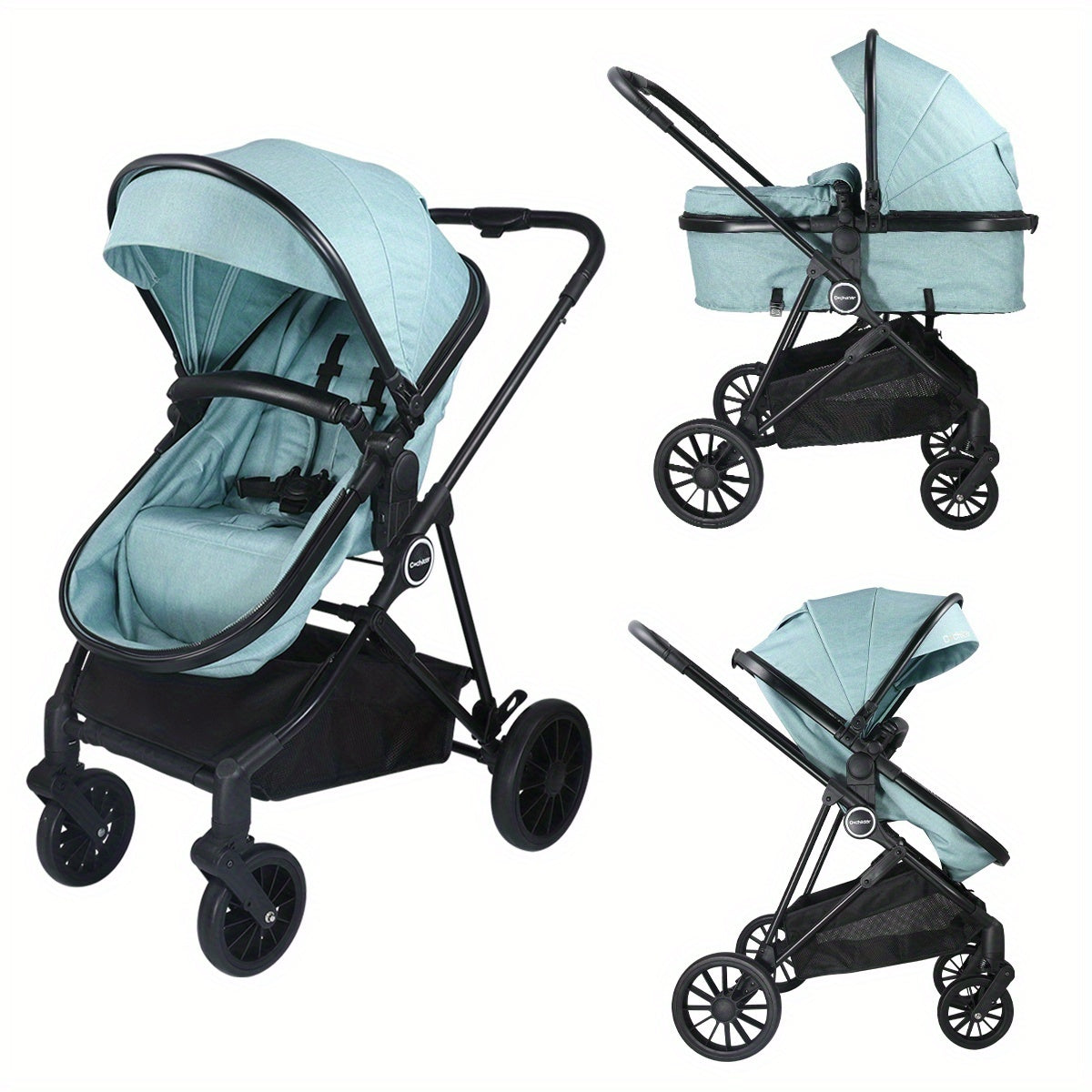 Two Way Baby Stroller, Mother Travel Good Helper, Supermarket Shopping, Baby Stroller Suitable for Spring Festival, Mother'S Day Gifts