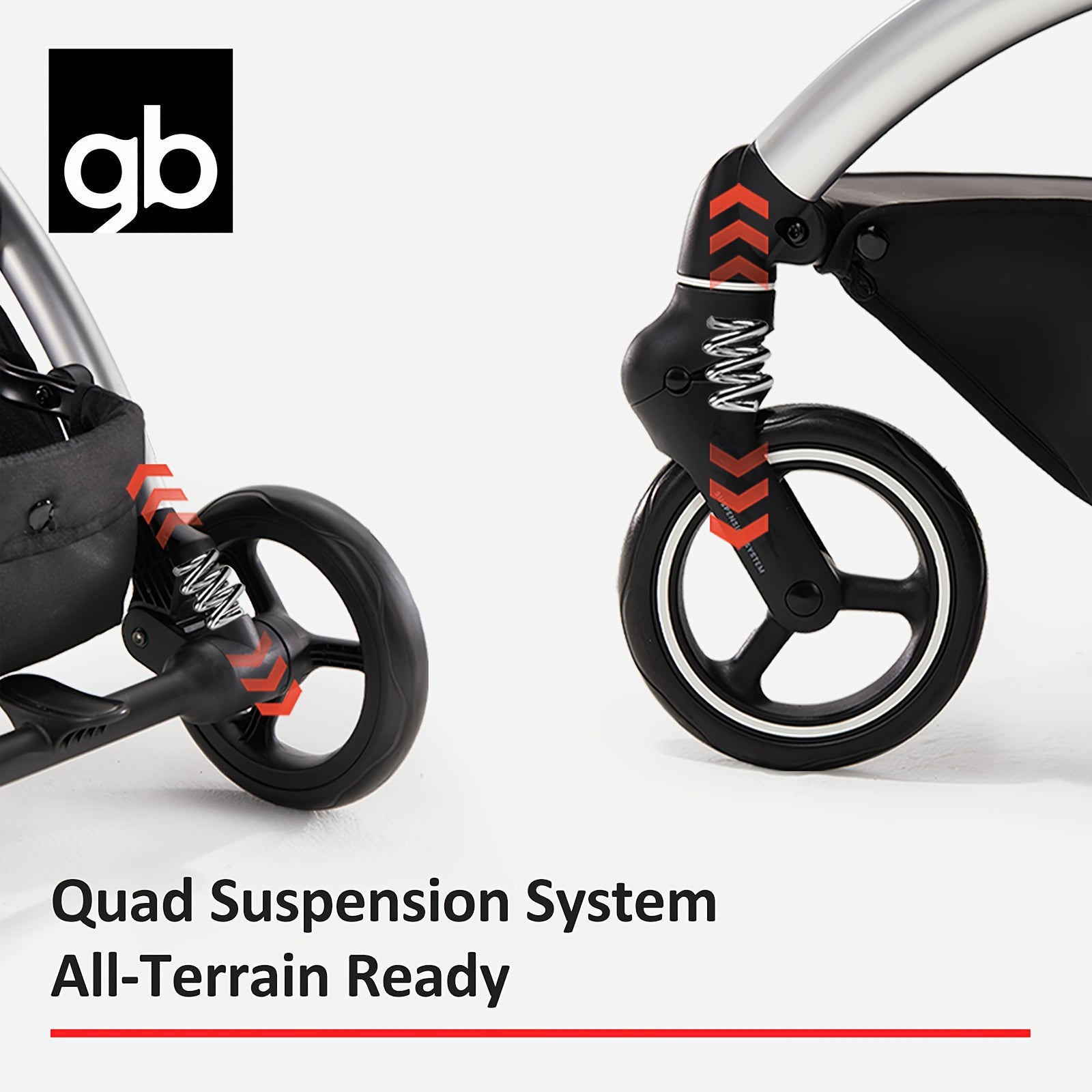 gb ORSA Stroller | Lightweight, One-Hand Folding, Reclining Seating, All-Terrain Shock Absorbers, Linked Braking System, 5-Point Safety Harness, Adjustable Footrest, Extra-Large Canopy, Aluminum Frame, Travel-Friendly, Spacious Storage Basket