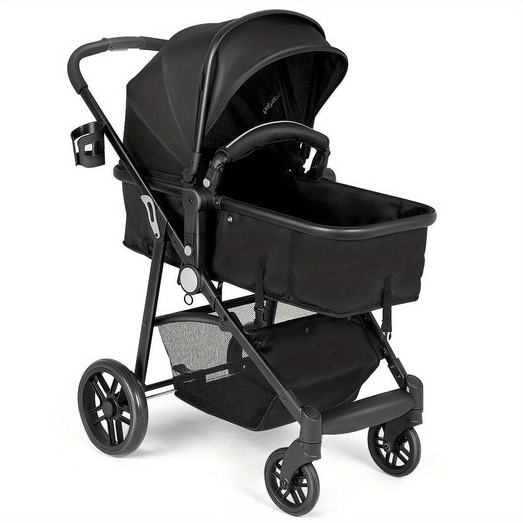 Christmas Multigot 2 in 1 Foldable Baby Stroller Kids Travel Newborn Infant Buggy Pushchair Black