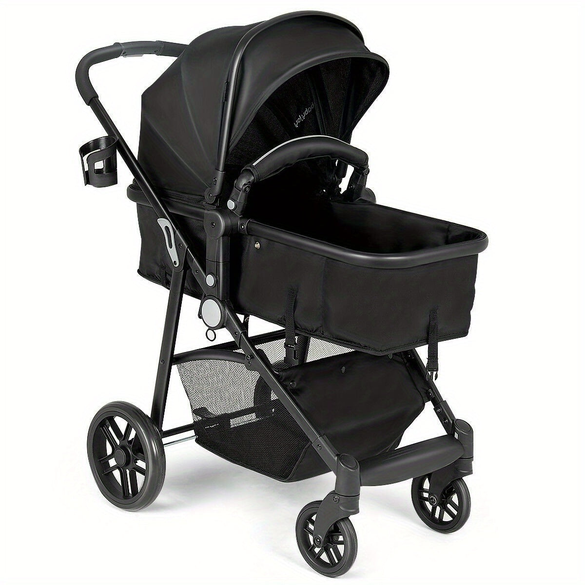 Christmas Multigot 2 in 1 Foldable Baby Stroller Kids Travel Newborn Infant Buggy Pushchair Black