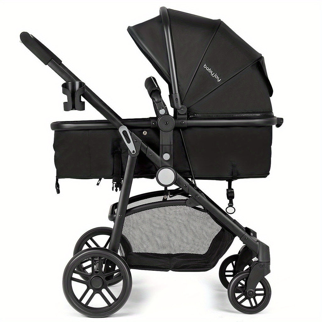 Christmas Multigot 2 in 1 Foldable Baby Stroller Kids Travel Newborn Infant Buggy Pushchair Black