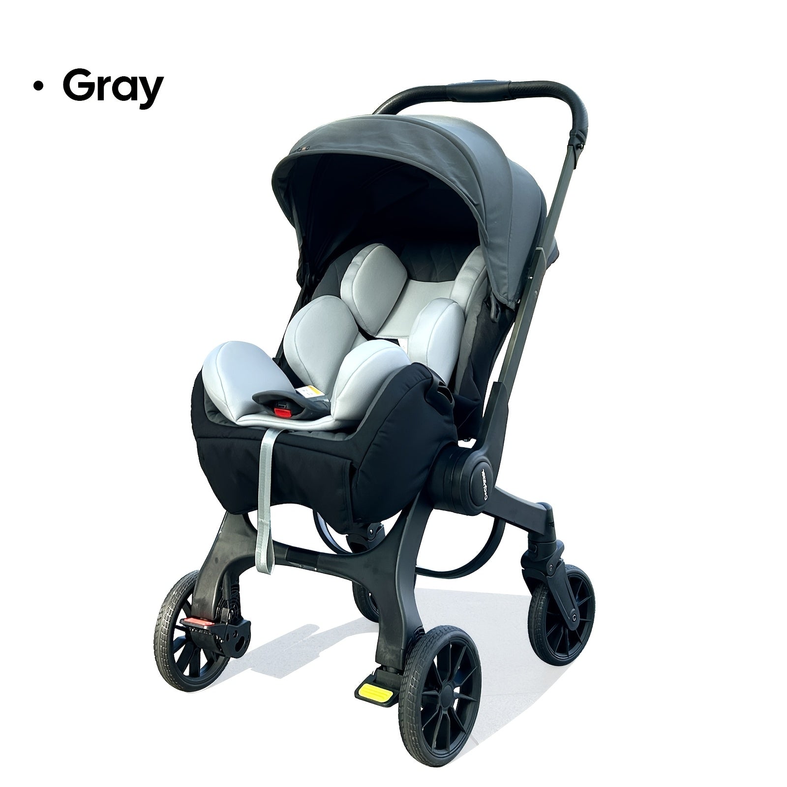 Travel Baby Stroller, Foldable and Bidirectional, Adjustable Sunshade Roof, Metal Frame and Comfortable Fabric- Multiple Colors Available (Black\u002F Pink\u002F Green)