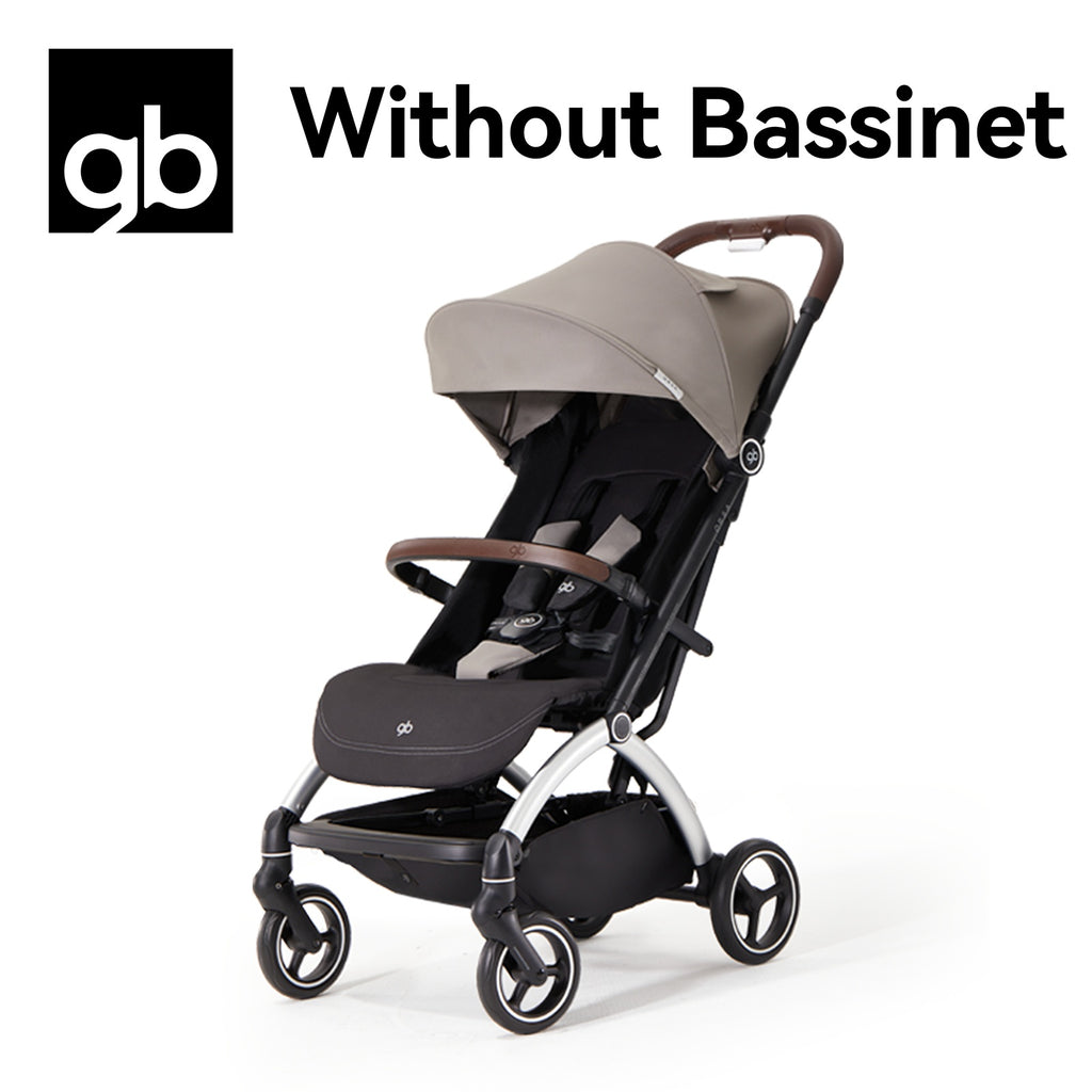 gb ORSA Stroller | Lightweight, One-Hand Folding, Reclining Seating, All-Terrain Shock Absorbers, Linked Braking System, 5-Point Safety Harness, Adjustable Footrest, Extra-Large Canopy, Aluminum Frame, Travel-Friendly, Spacious Storage Basket