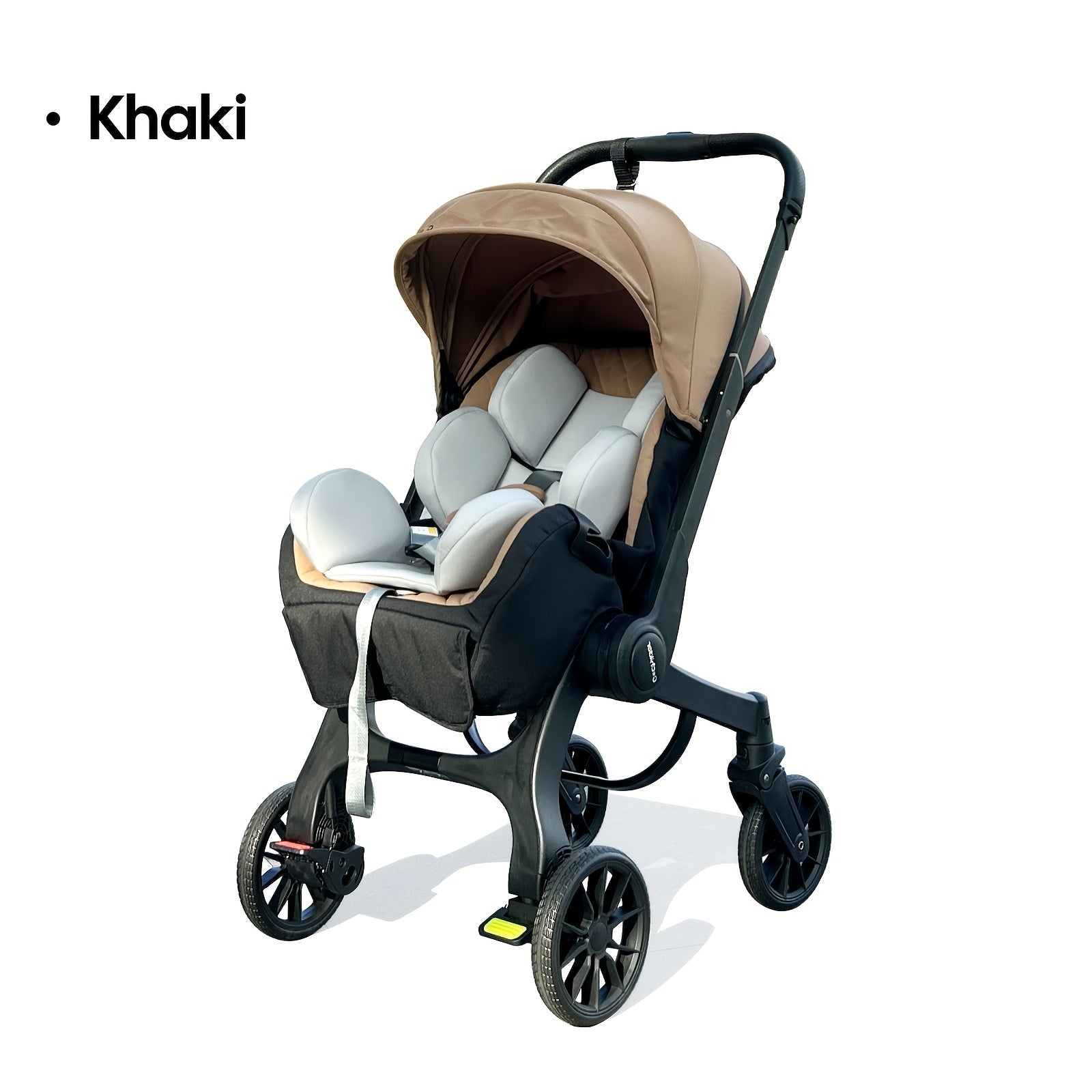 Travel Baby Stroller, Foldable and Bidirectional, Adjustable Sunshade Roof, Metal Frame and Comfortable Fabric- Multiple Colors Available (Black\u002F Pink\u002F Green)