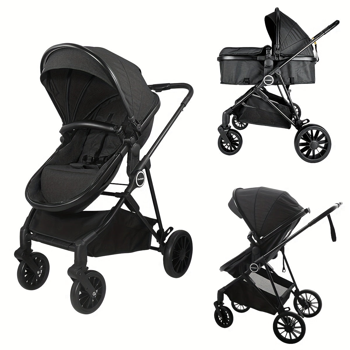 Two Way Baby Stroller, Mother Travel Good Helper, Supermarket Shopping, Baby Stroller Suitable for Spring Festival, Mother'S Day Gifts