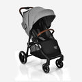 COSTWAY Babyjoy High Landscape Baby Stroller Pushchair w\u002F Footmuff & Expandable Canopy - 5-Point Safety Harness, Adjustable Backrest & Ergonomic Handlebar, Frame, Shock-Absorbing Wheels, Compact Fold, Gray